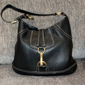 Coach leather handbag preowned